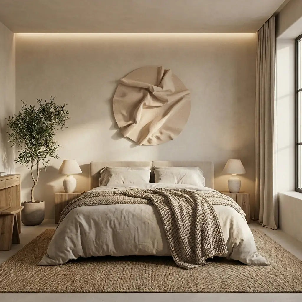 H10021 Luxury Folded Wall Decor Sculptural Art - Hussainor.com