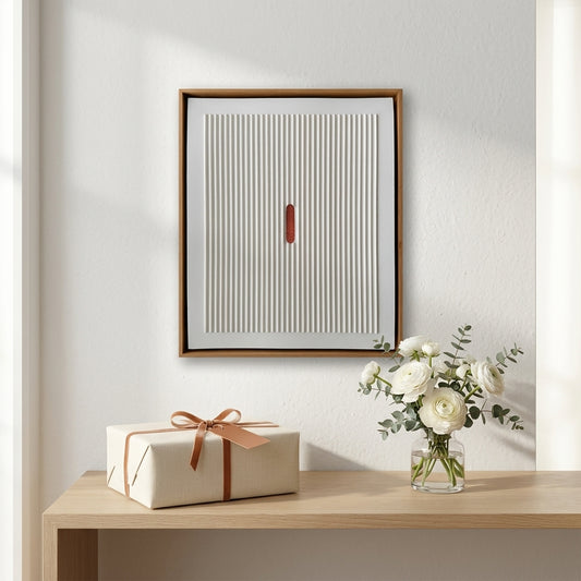 H1002 Minimal Accent Texture Wall Art - Hussainor.com