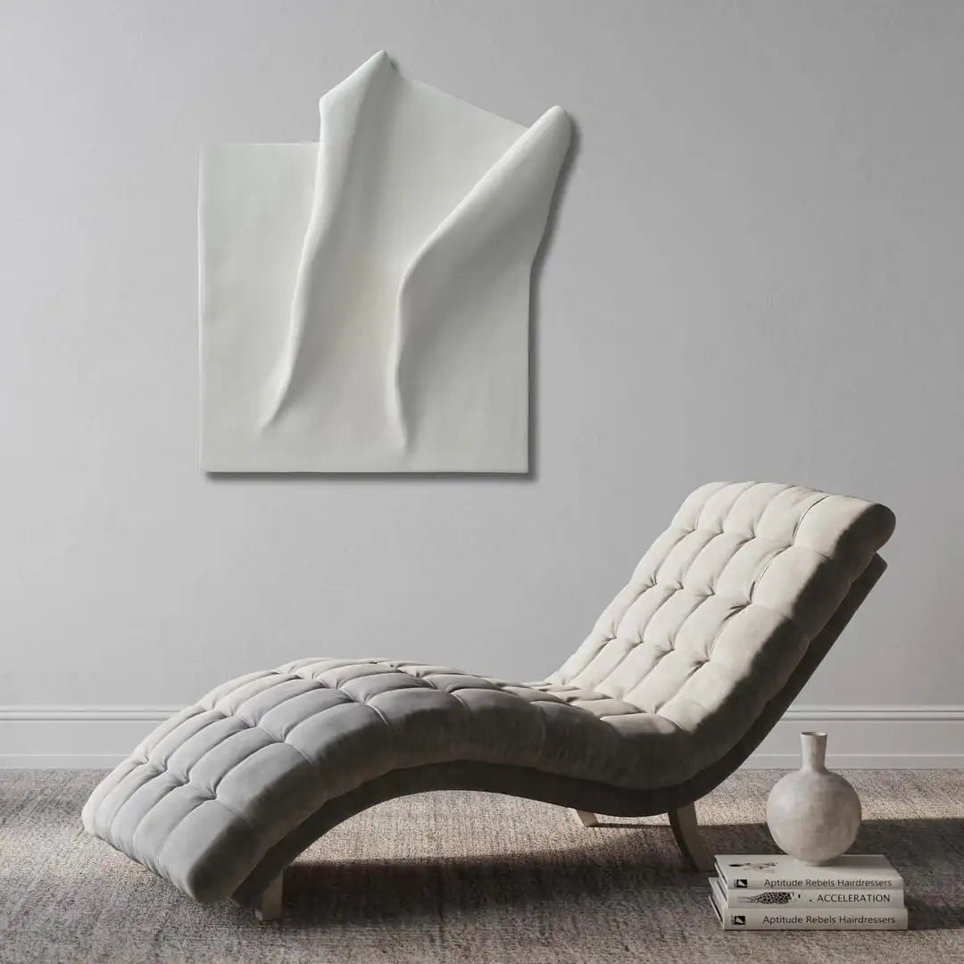 H10028 Soft Fold Panel Wall Sculpture Art - Hussainor.com