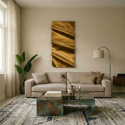H10023 Wave Panel Luxury 3D Wall Sculptural Art - Hussainor.com