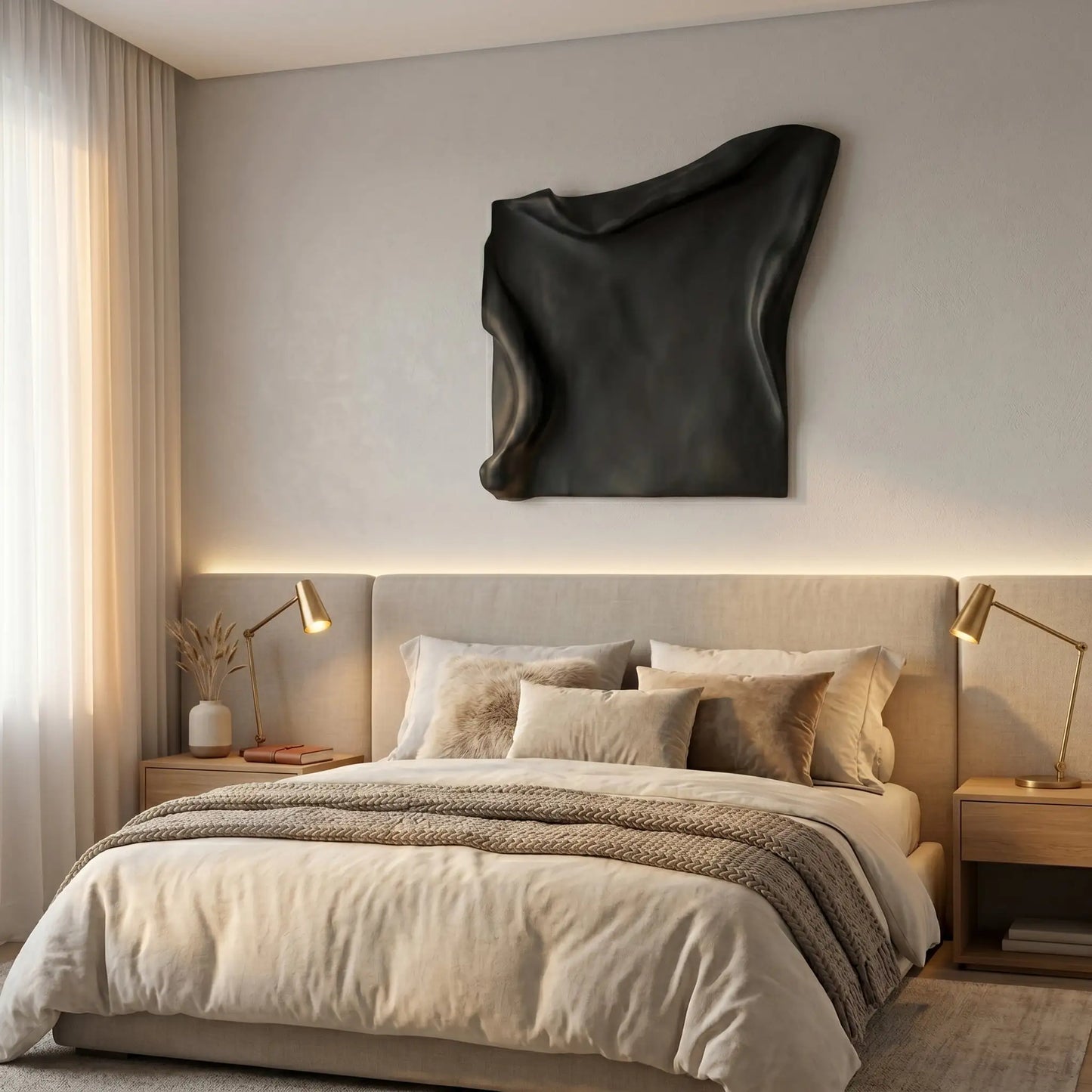 H10032 Soft Sculpt Panel Premium Wall Art - Hussainor.com