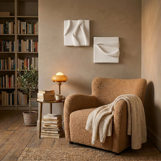 H10030 Mini Sculpt Fold Set Wall Art (Set of 2) - Hussainor.com