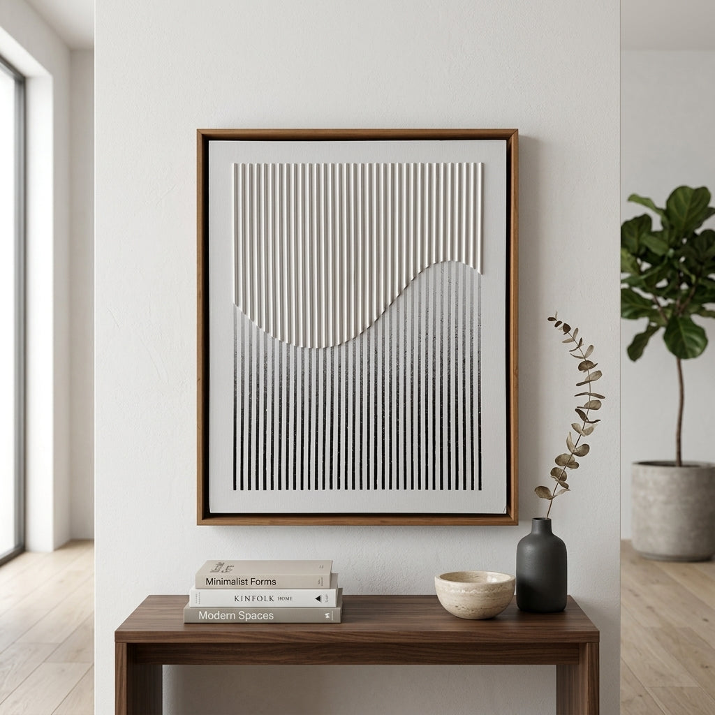 H1003 Abstract Wave Texture Wall Art - Hussainor.com