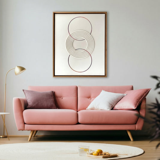 H1009 Soft Aesthetic Circle Wall Art - Hussainor.com