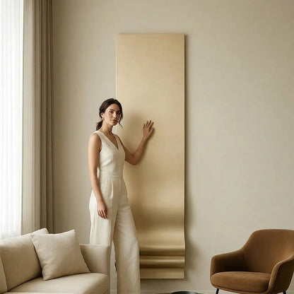 H10022  Luxury Panel Vertical Wall Sculptural Art - Hussainor.com