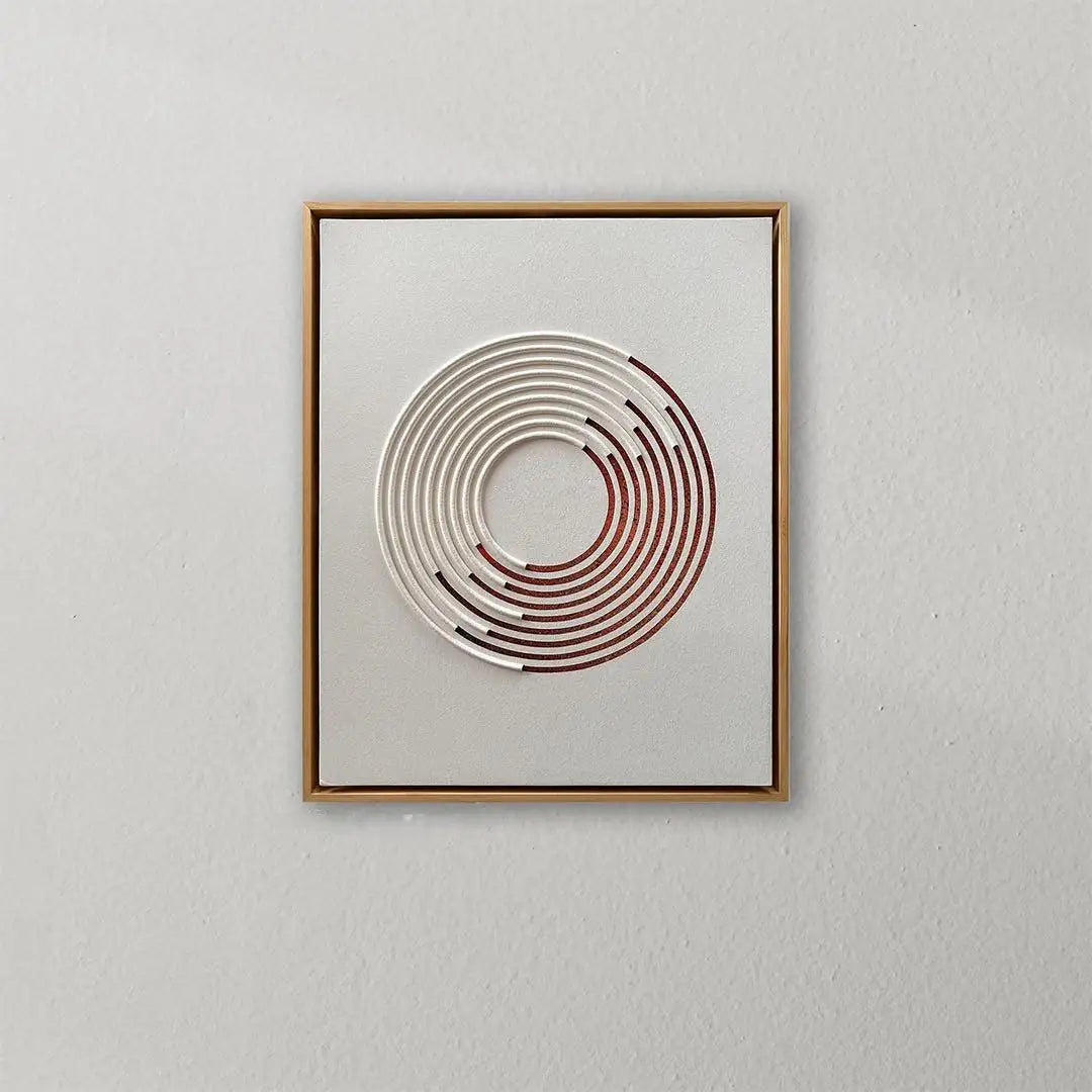 H10015  Abstract Circular Texture Wall Art - Hussainor.com