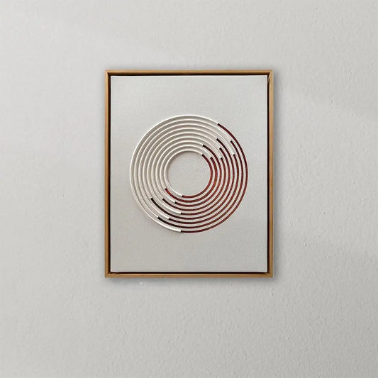 H10015  Abstract Circular Texture Wall Art - Hussainor.com