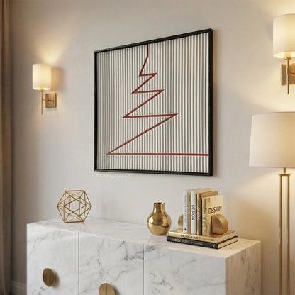 H10019  Modern Geometric Texture Art - Hussainor.com