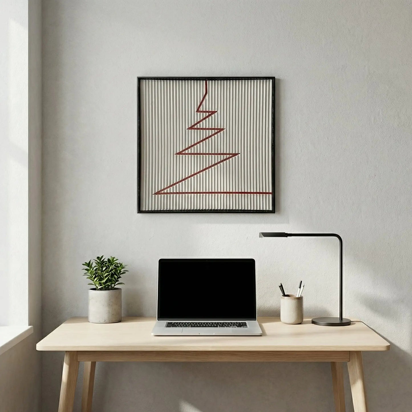 H10019  Modern Geometric Texture Art - Hussainor.com