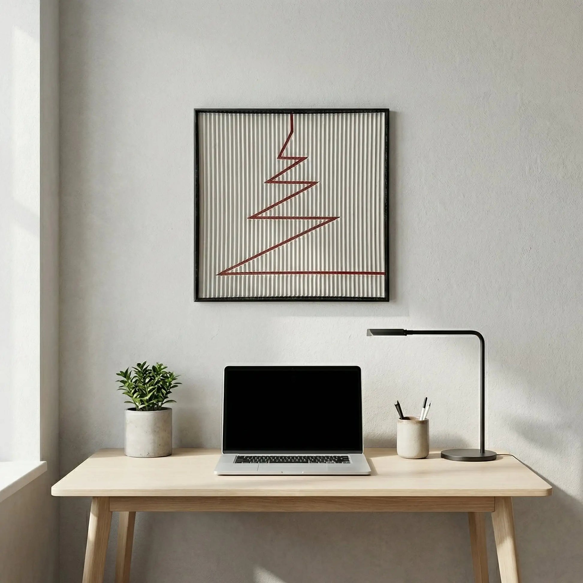 H10019  Modern Geometric Texture Art - Hussainor.com