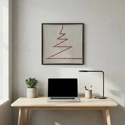 H10019  Modern Geometric Texture Art - Hussainor.com