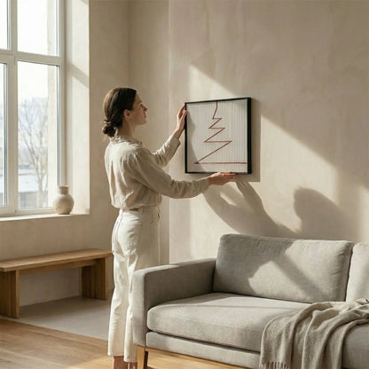 H10019  Modern Geometric Texture Art - Hussainor.com