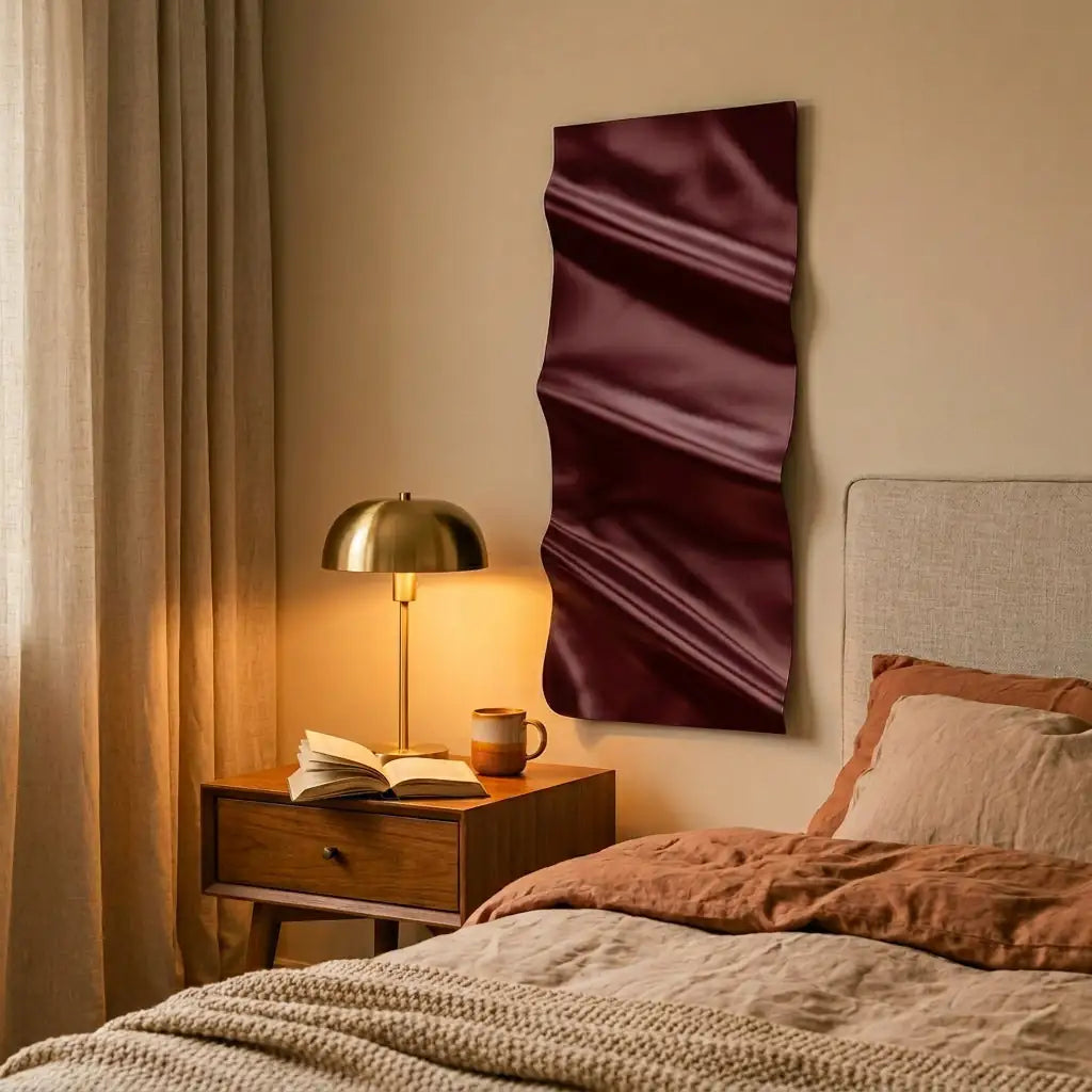 H10023  Wave Panel  Luxury 3D Wall Sculptural Art - Hussainor.com