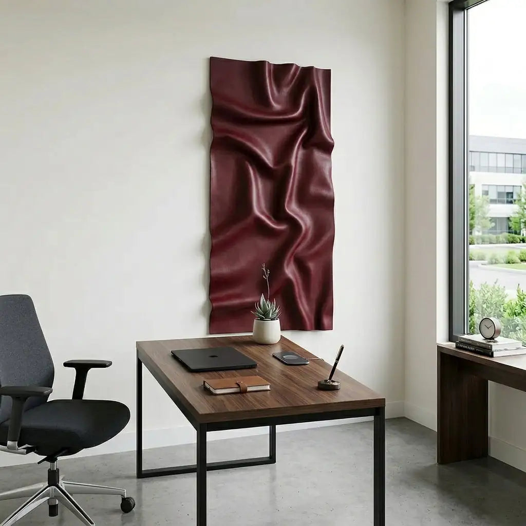 H10025  Luxe Flow Texture Panel Sculptural  Art - Hussainor.com