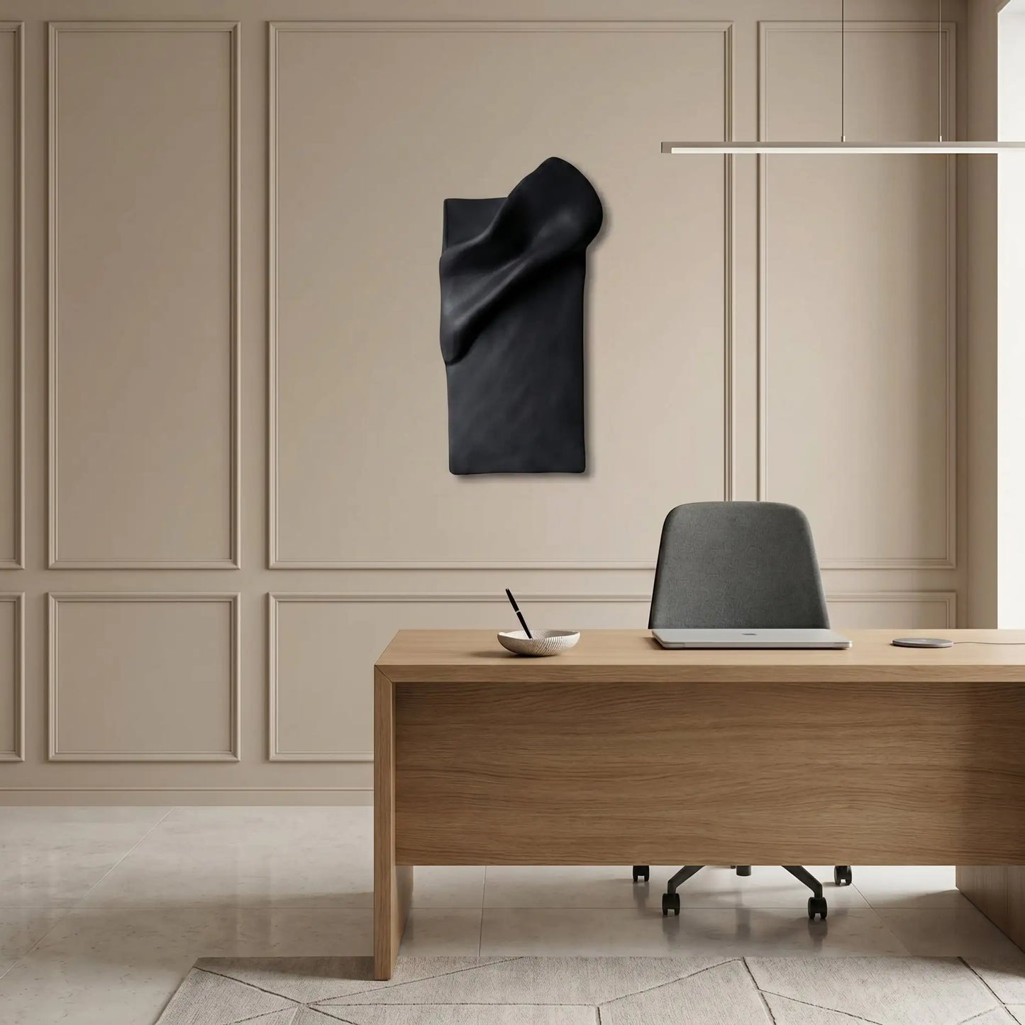 H10029  Soft Sculpt Wall Panel  Luxury Minimal Decor - Hussainor.com