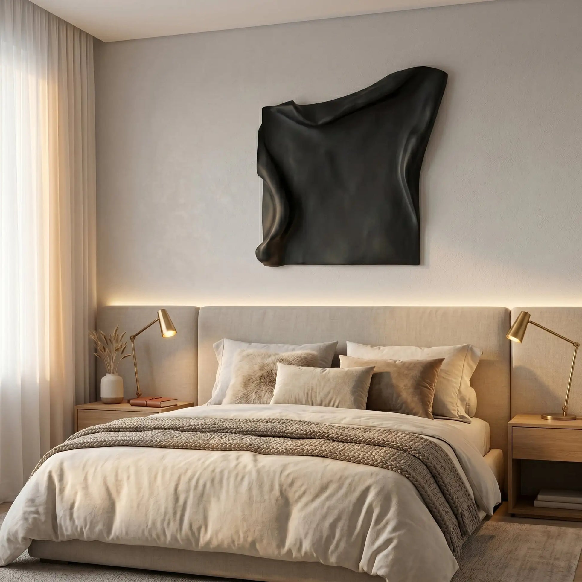 H10032  Soft Sculpt Panel Premium Wall Art - Hussainor.com