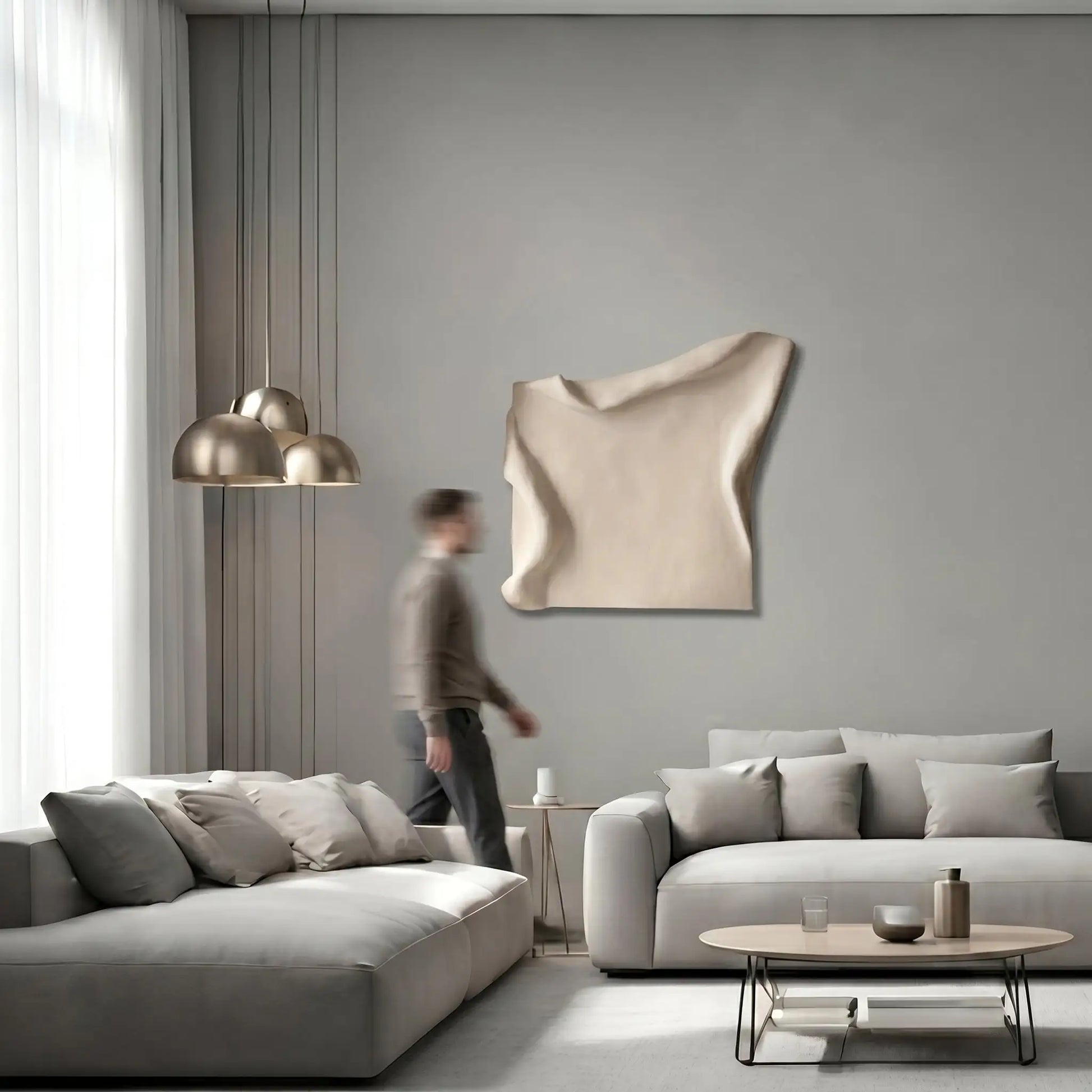 H10032  Soft Sculpt Panel Premium Wall Art - Hussainor.com