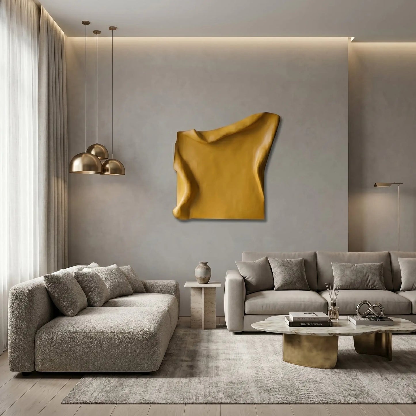 H10032  Soft Sculpt Panel Premium Wall Art - Hussainor.com