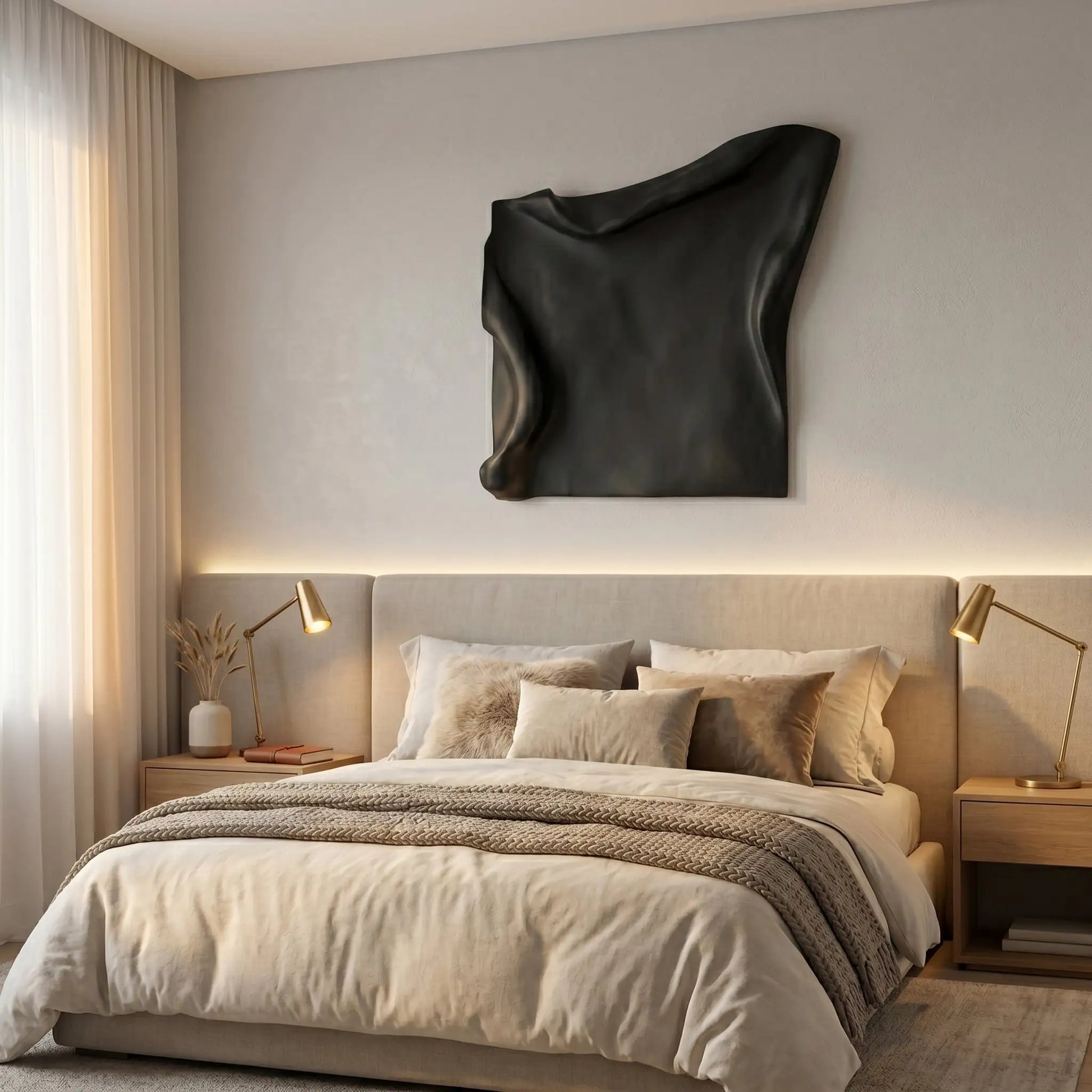 H10032  Soft Sculpt Panel Premium Wall Art - Hussainor.com