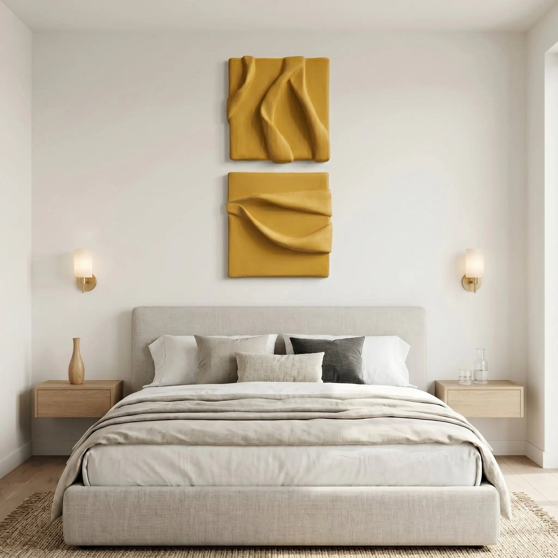 H10030  Mini Sculpt Fold Set  Wall Art (Set of 2) - Hussainor.com