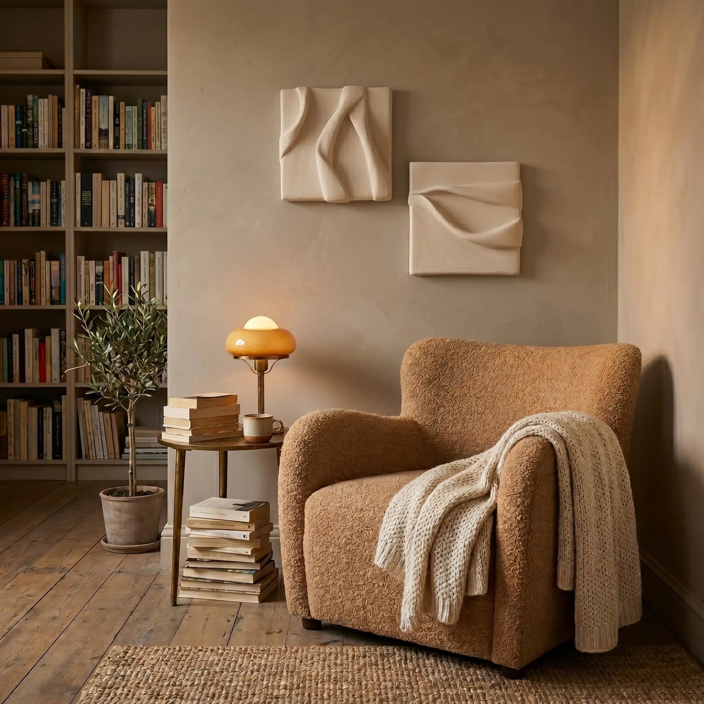 H10030  Mini Sculpt Fold Set  Wall Art (Set of 2) - Hussainor.com