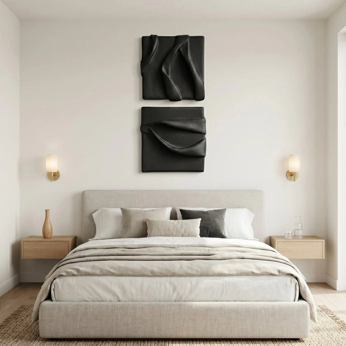 H10030  Mini Sculpt Fold Set  Wall Art (Set of 2) - Hussainor.com