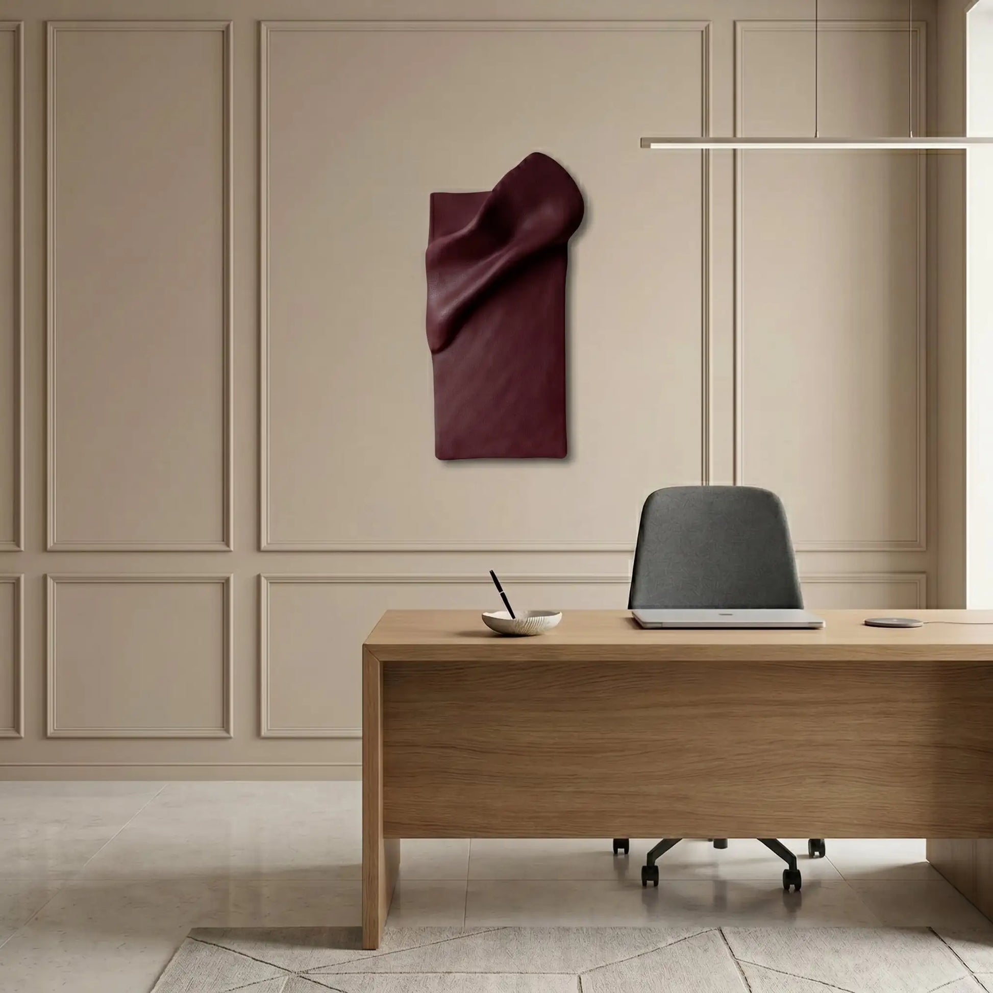 H10029  Soft Sculpt Wall Panel  Luxury Minimal Decor - Hussainor.com