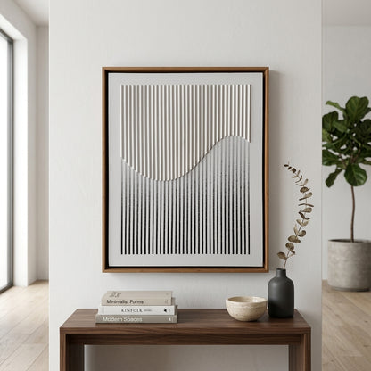 H1003  Abstract Wave Texture Wall Art - Hussainor.com