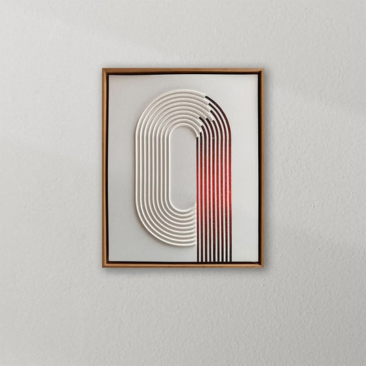 H1007  Modern Curve Gradient Texture Wall Art - Hussainor.com