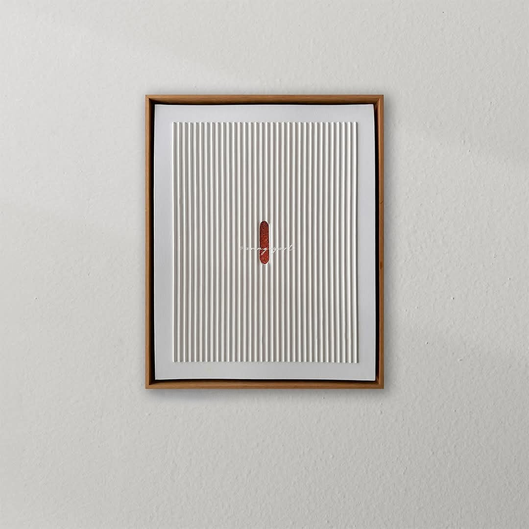 H1002  Minimal Accent Texture Wall Art - Hussainor.com