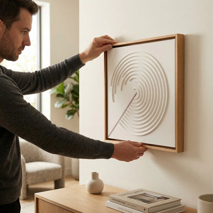 H10016 Abstract Spiral Texture Wall Art - Hussainor.com