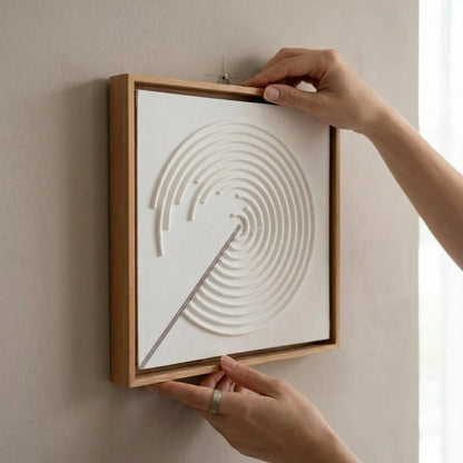 H10016 Abstract Spiral Texture Wall Art - Hussainor.com