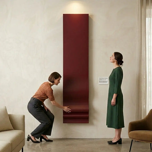 H10022  Luxury Panel Vertical Wall Sculptural Art - Hussainor.com