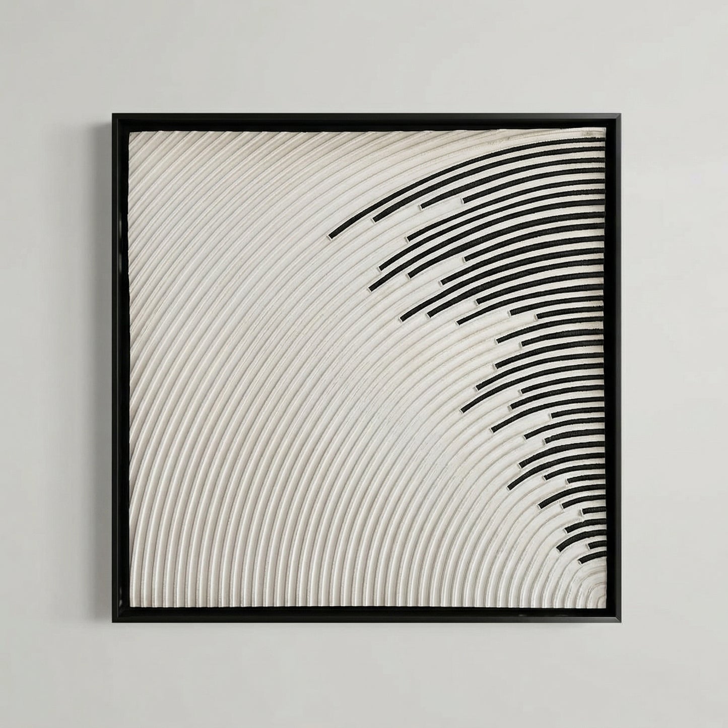 H10012  Abstract Curve Line Texture Wall Art - Hussainor.com