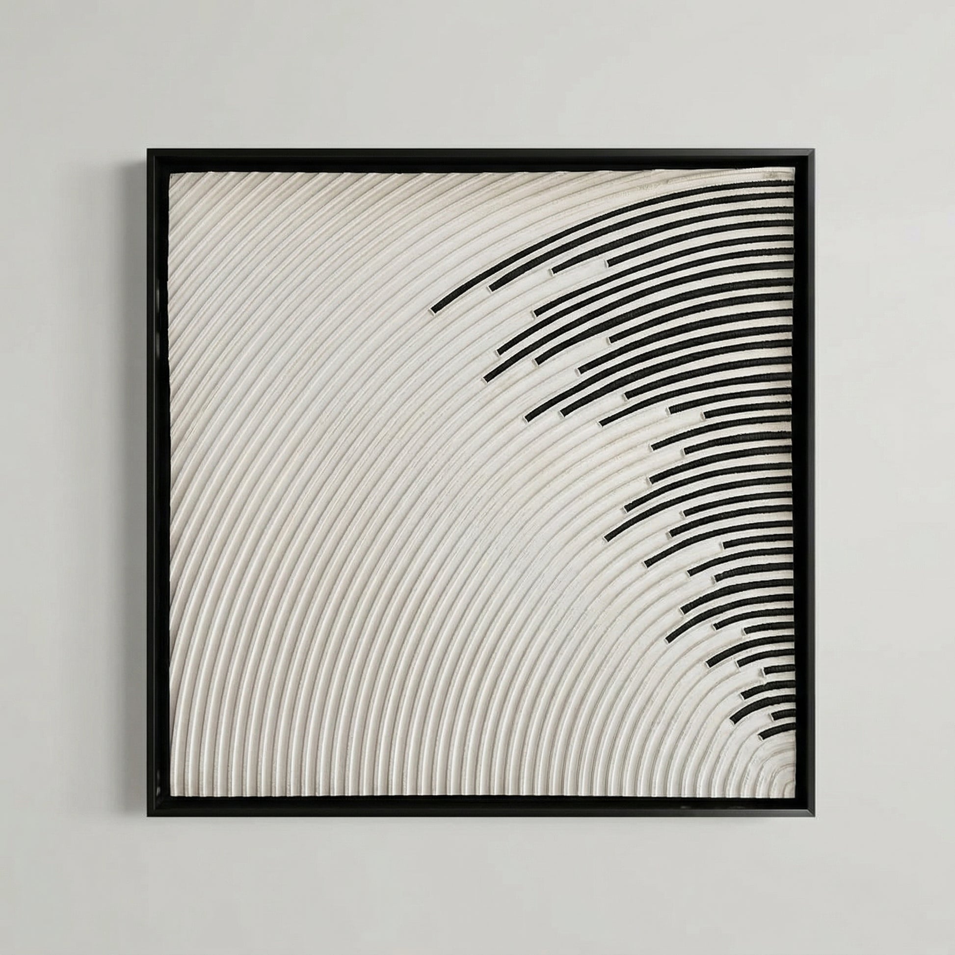 H10012  Abstract Curve Line Texture Wall Art - Hussainor.com
