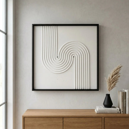 H10017  Abstract Flow Texture Wall Art - Hussainor.com