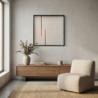 H10013  Vertical Line Texture Wall Art - Hussainor.com