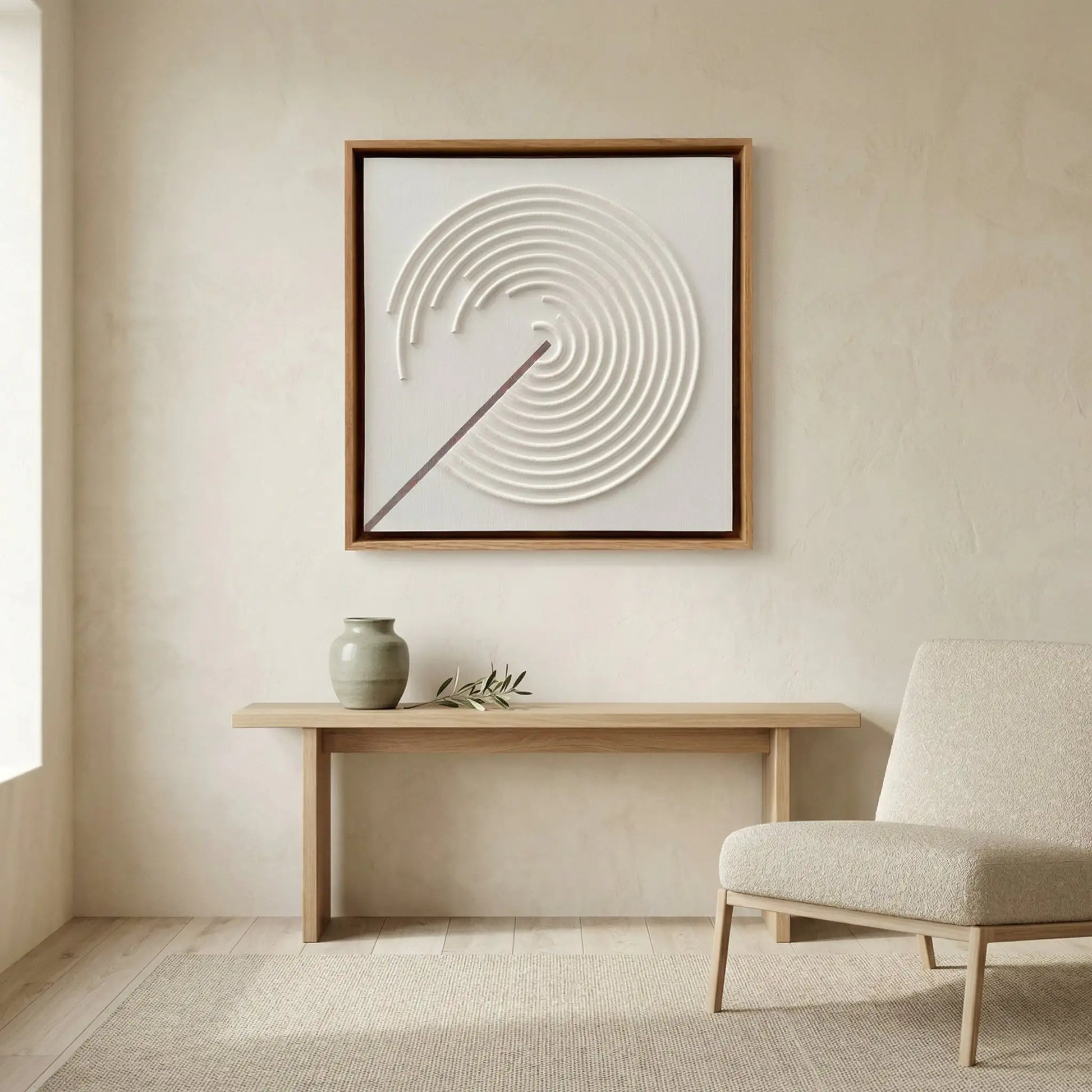 H10016 Abstract Spiral Texture Wall Art - Hussainor.com