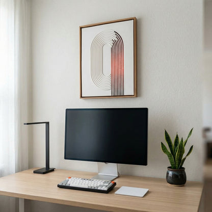 H1007  Modern Curve Gradient Texture Wall Art - Hussainor.com