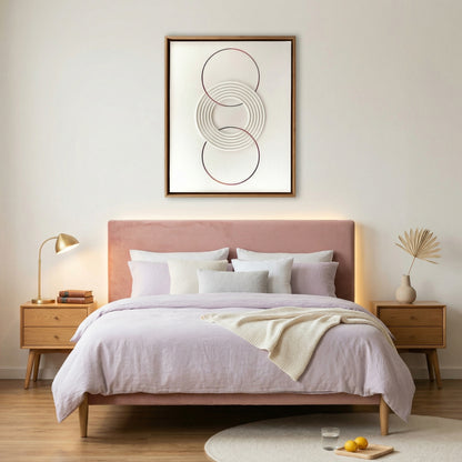 H1009  Soft Aesthetic Circle Wall Art - Hussainor.com