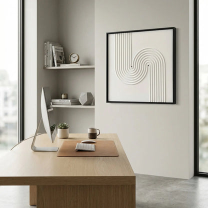 H10017  Abstract Flow Texture Wall Art - Hussainor.com