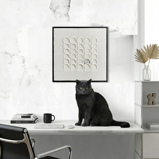 H10011  Abstract Arch Pattern Texture Wall Art - Hussainor.com