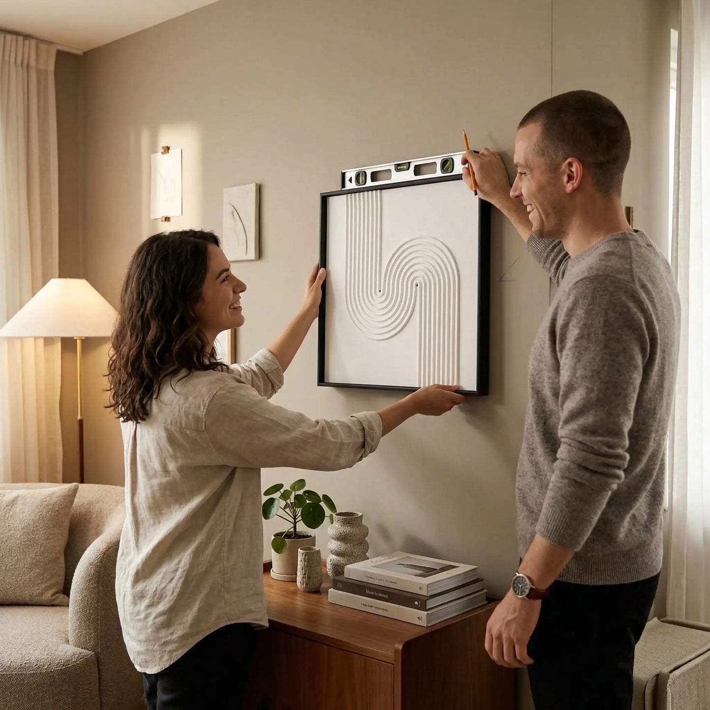 H10017  Abstract Flow Texture Wall Art - Hussainor.com